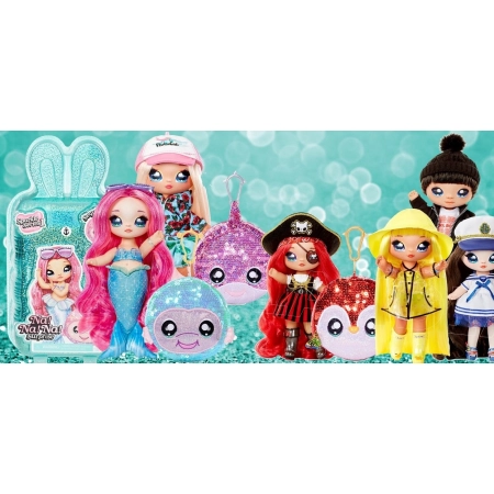 NaNaNa Surprise Sparkle Lalka Krysta Splash Delfin